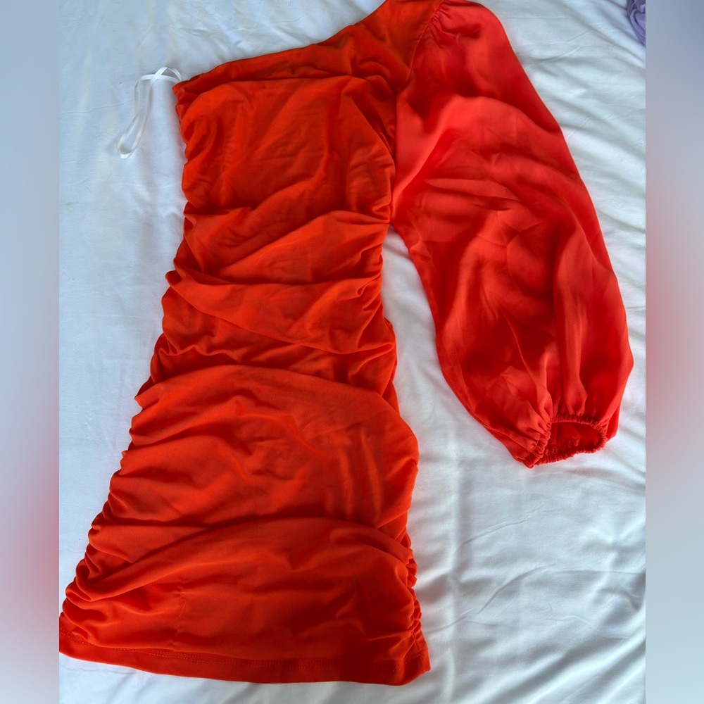 One shouldered hello molly dress
